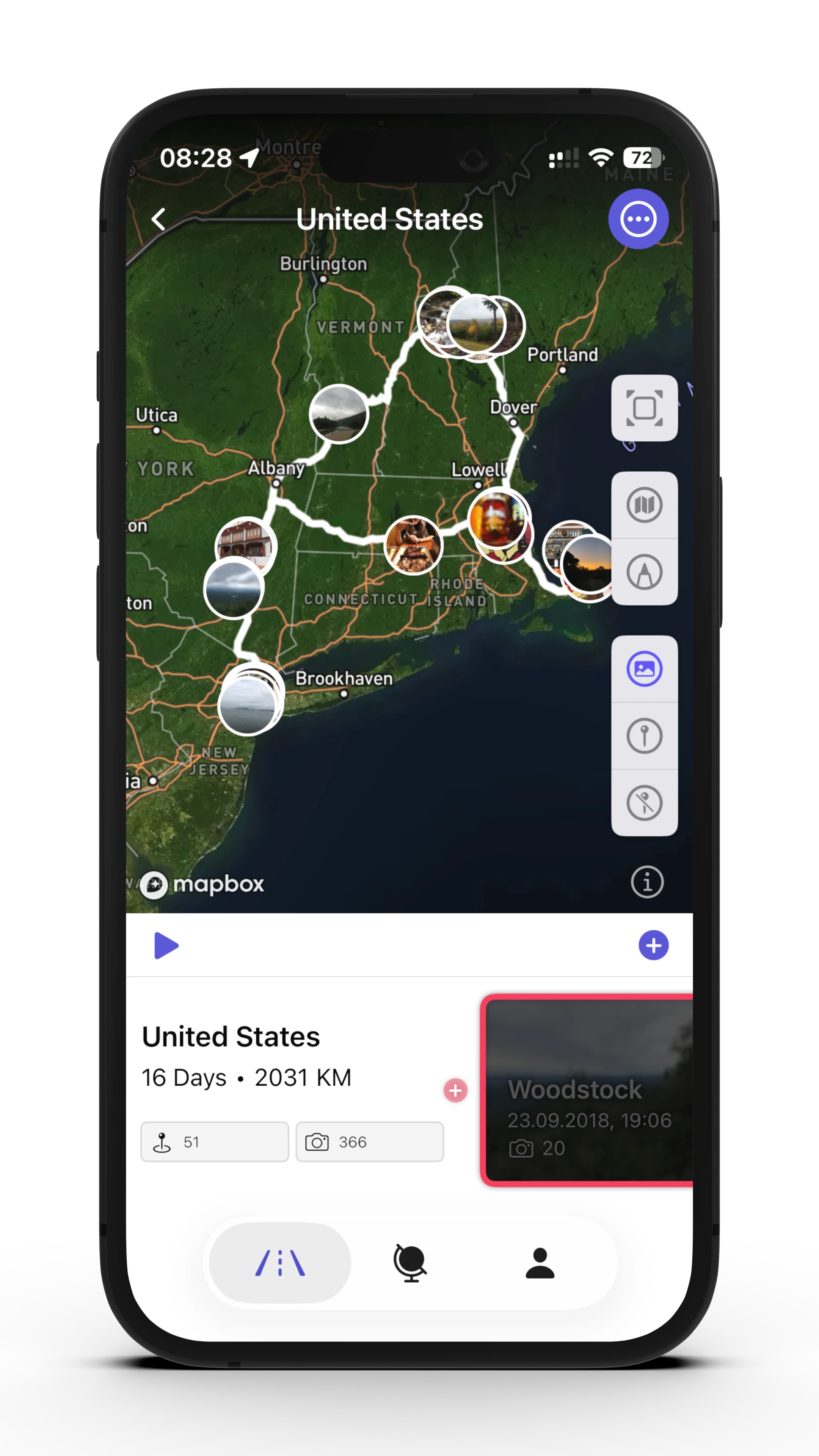 Photo Route App Screenshot 2
